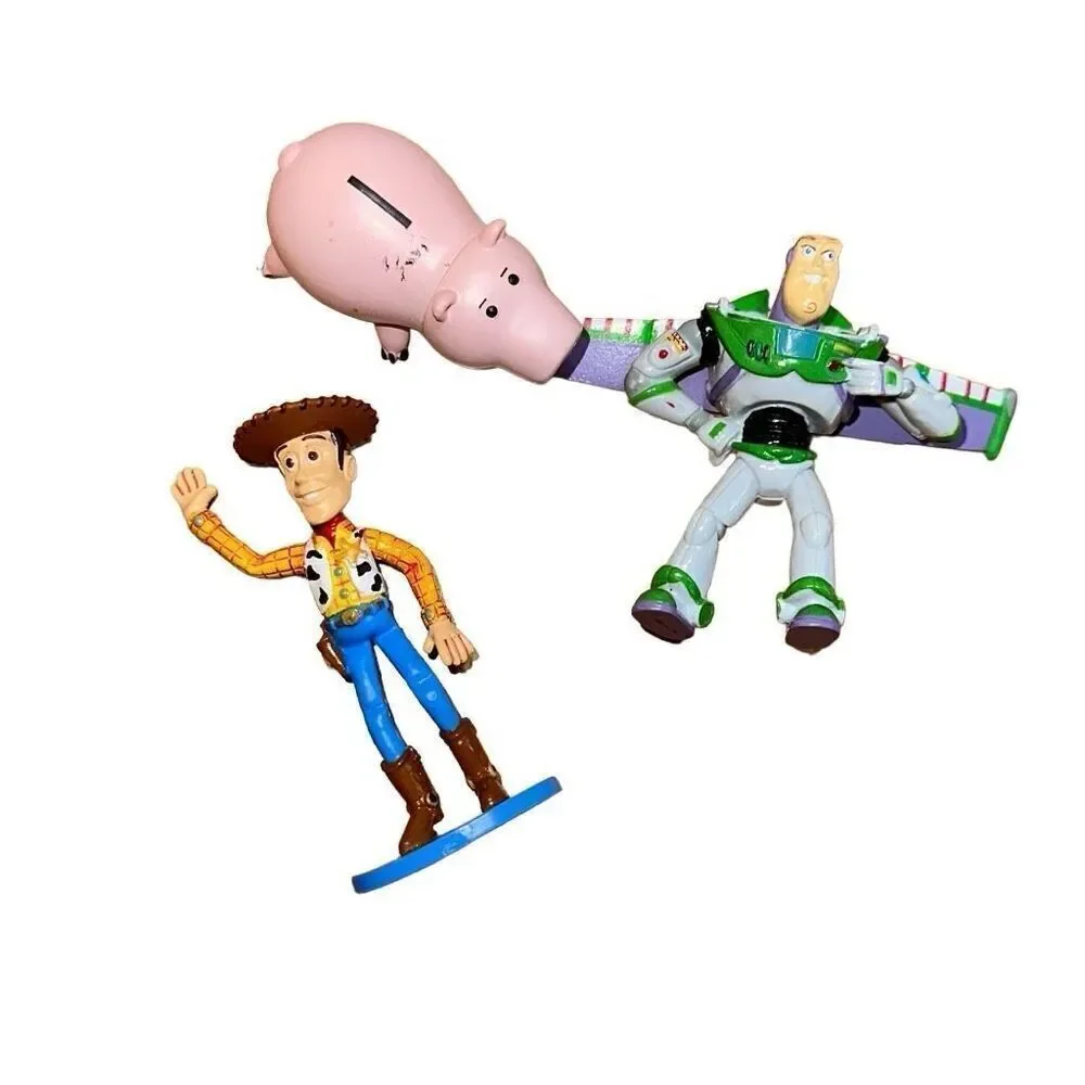 Toy story Sheriff Woody Movieline figure, buzz, and hamm Toys Collection Disney